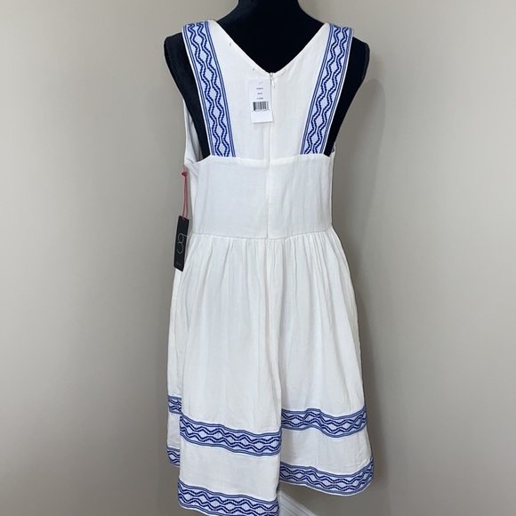 Gibson X Sugarplum Ravello Geo Trim Dress Size PL - Picture 6 of 11